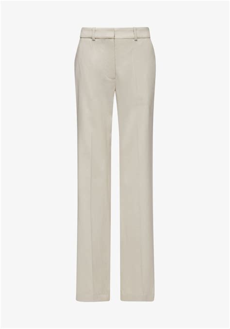 Wool Tailored Trousers in Slate/cobble 